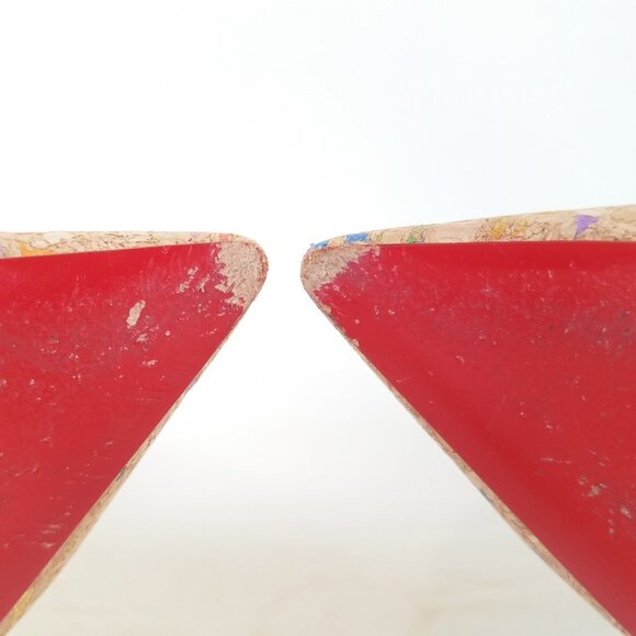 Christian Louboutin So Kate 120 Cork Multicolor Foil Heels SIZE 36.5 Dust Bag - Picture 8 of 16